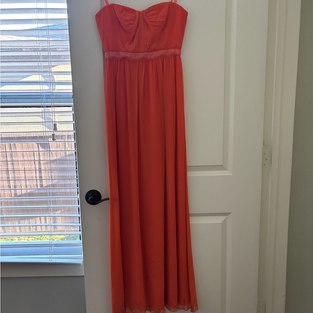 BCBGMaxAzria Strapless Coral Dress